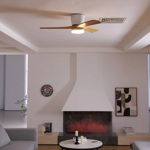 Nordic Wooden Ceiling Fan Ligh - Yiarolight