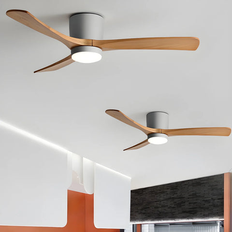 Nordic Wooden Ceiling Fan Ligh - Yiarolight