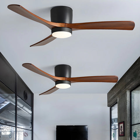 Nordic Wooden Ceiling Fan Ligh - Yiarolight