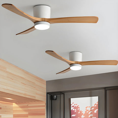 Nordic Wooden Ceiling Fan Ligh - Yiarolight