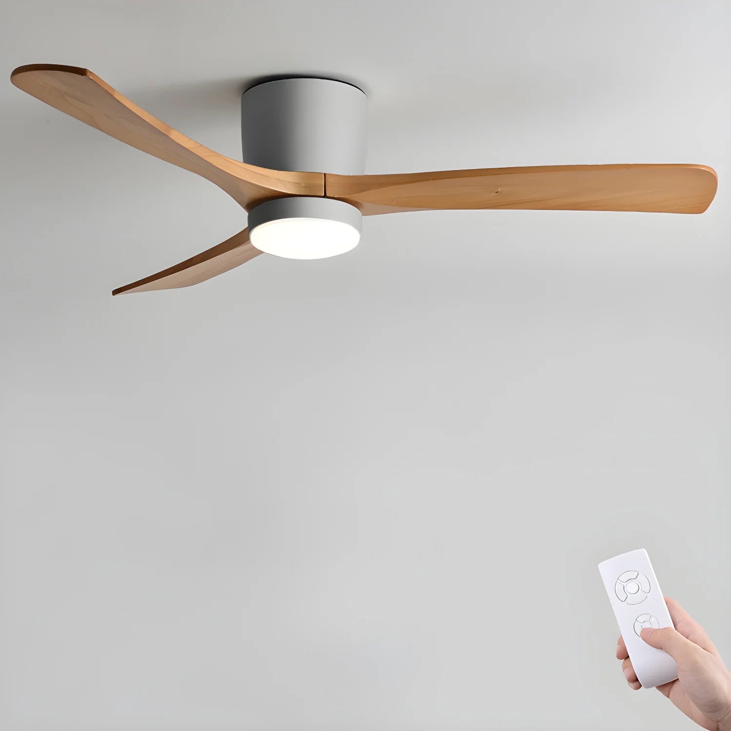 Nordic Wooden Ceiling Fan Ligh - Yiarolight