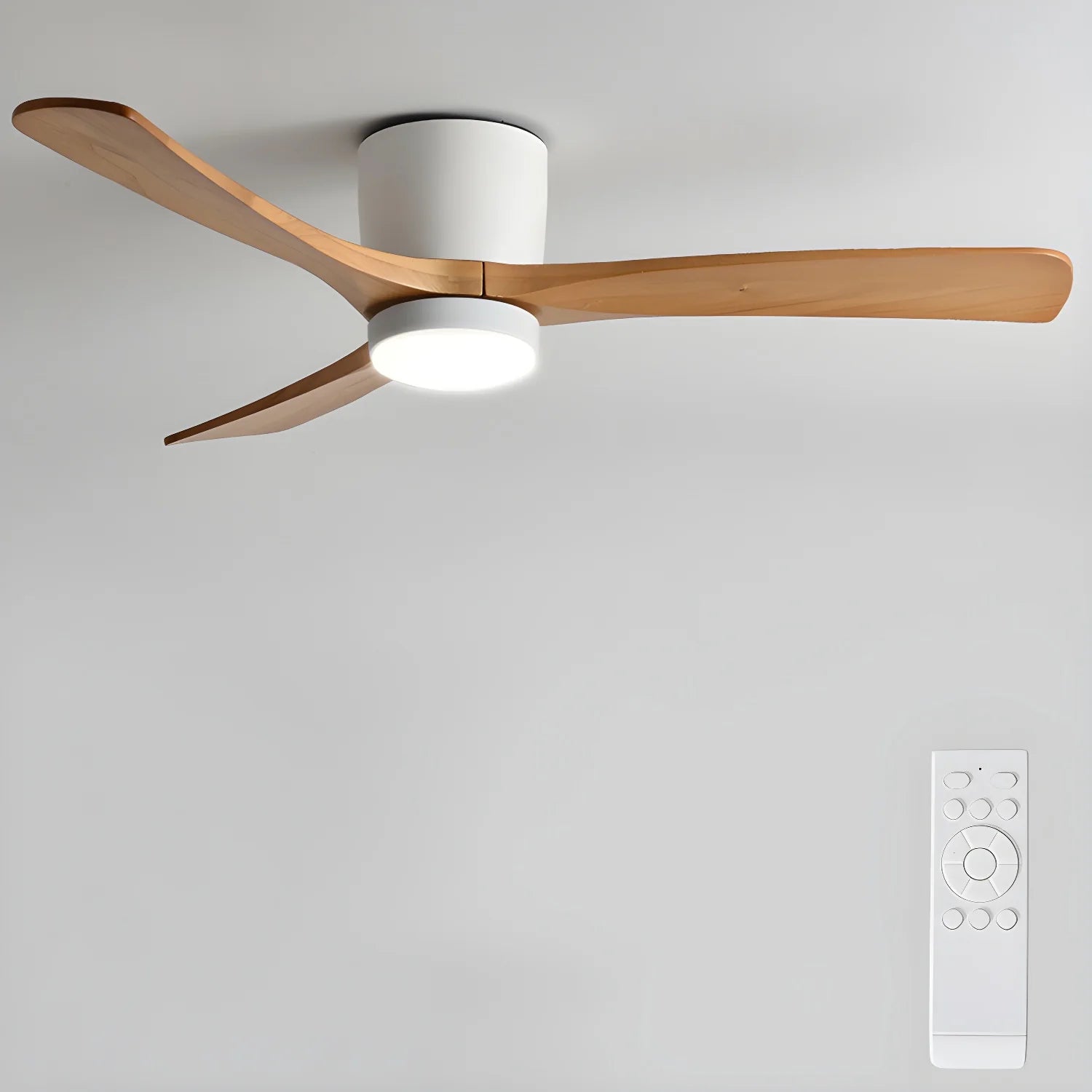 Nordic Wooden Ceiling Fan Ligh - Yiarolight