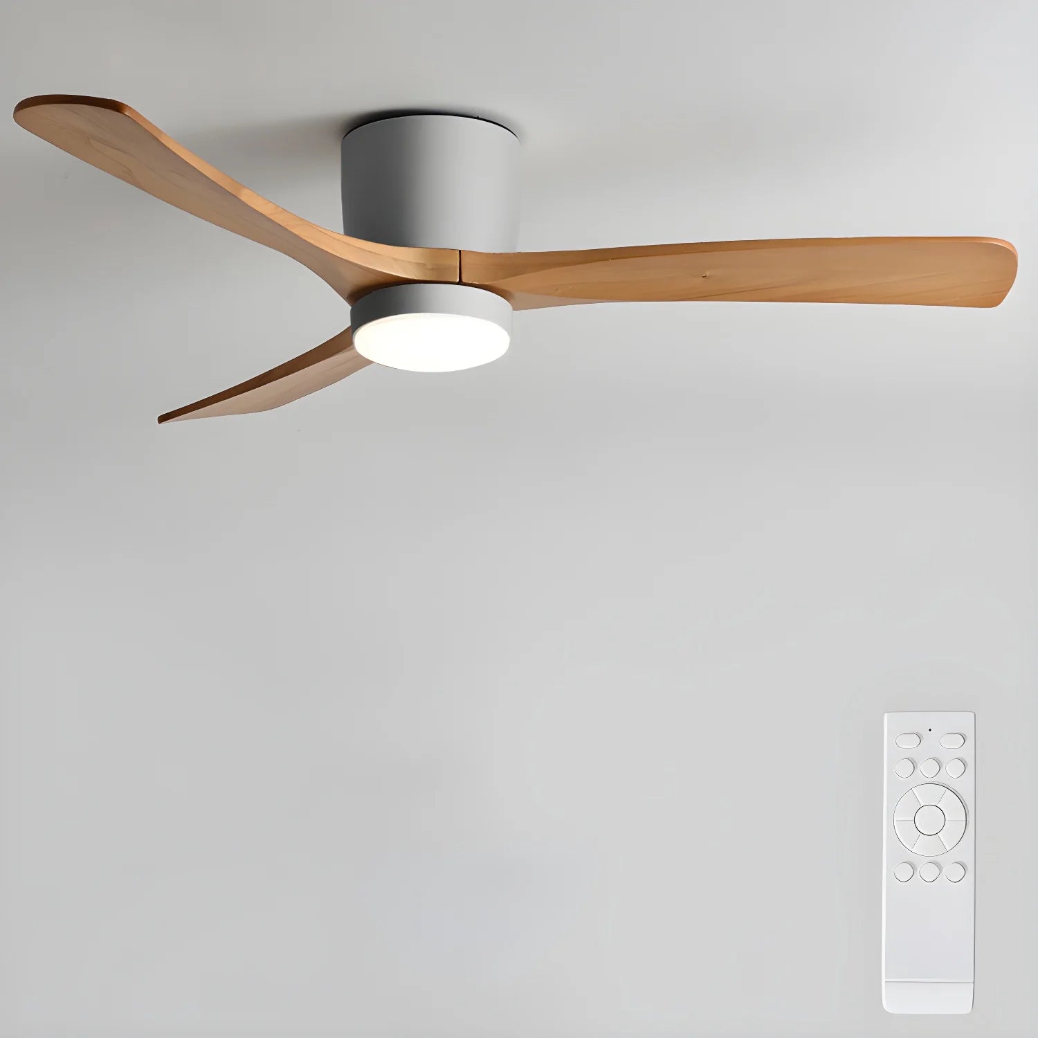 Nordic Wooden Ceiling Fan Ligh - Yiarolight