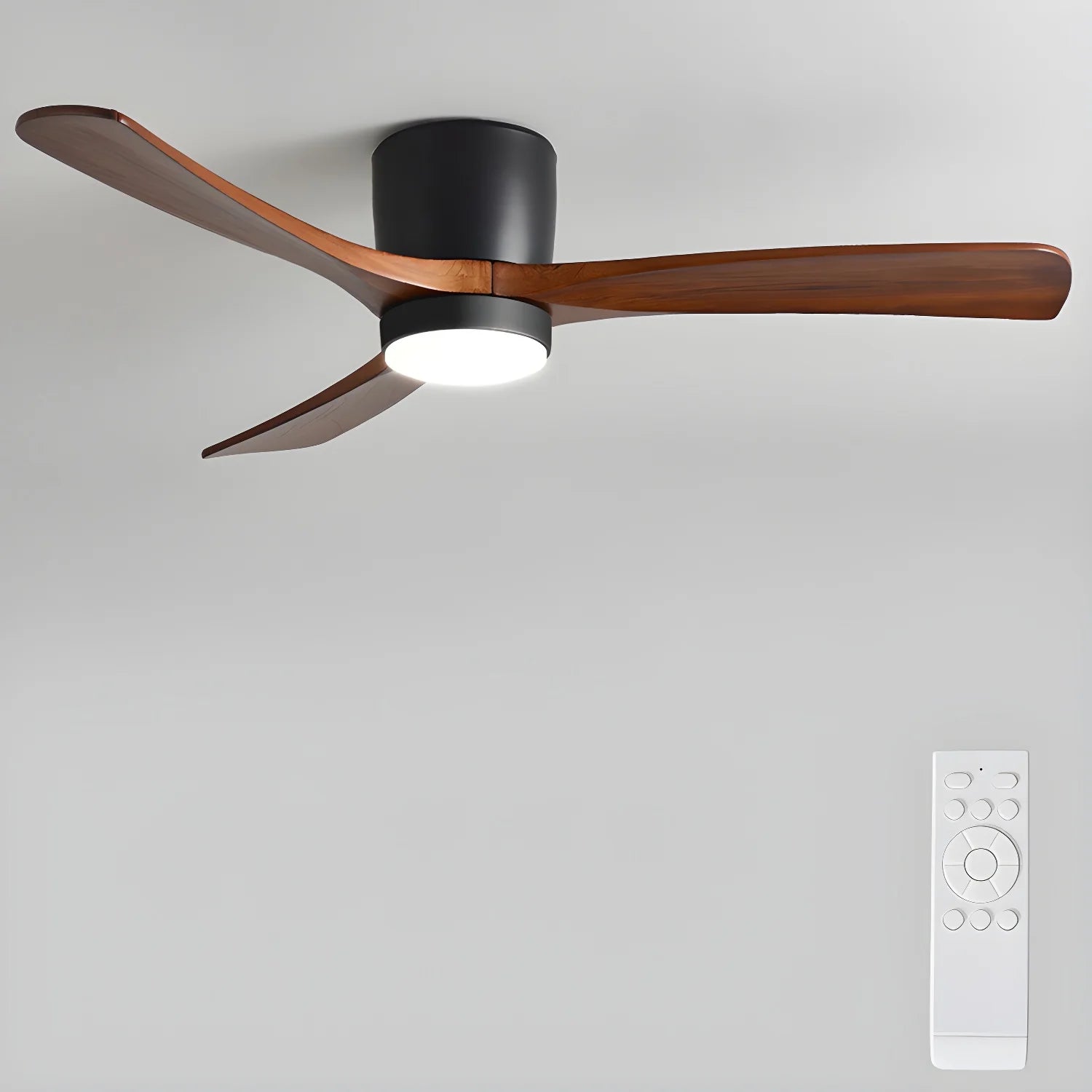 Nordic Wooden Ceiling Fan Ligh - Yiarolight