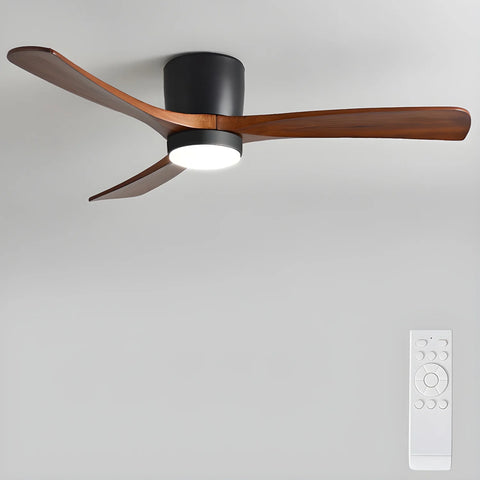 Nordic Wooden Ceiling Fan Ligh - Yiarolight