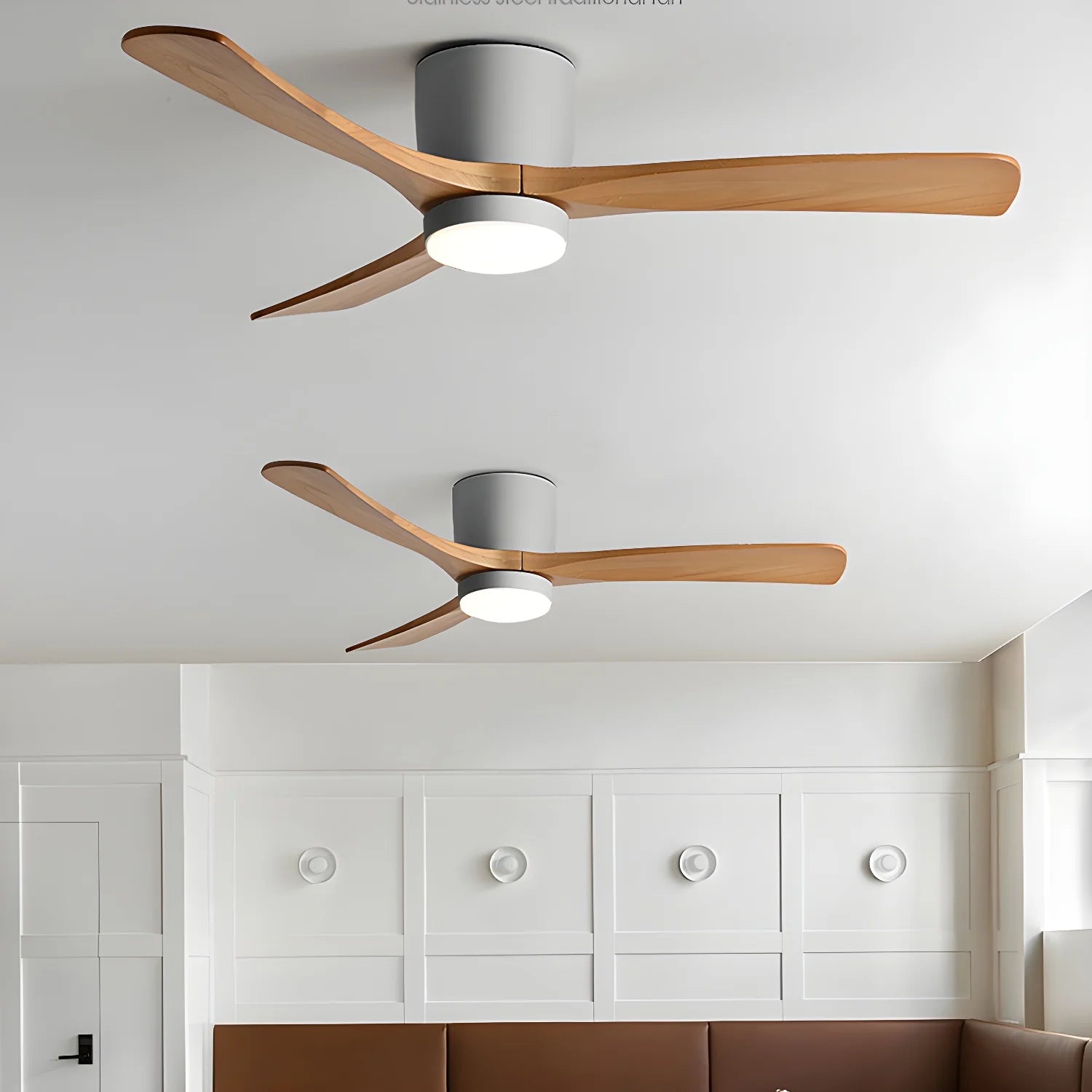 Nordic Wooden Ceiling Fan Ligh - Yiarolight