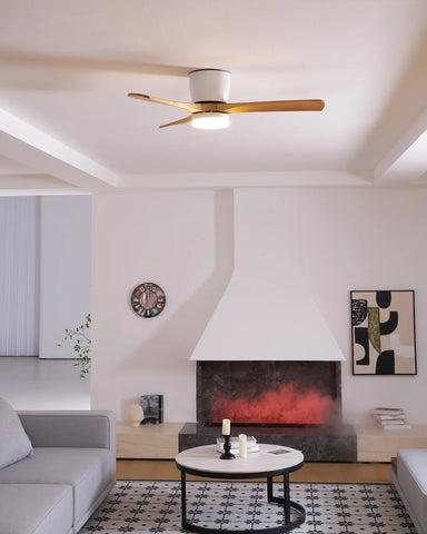 Nordic Wooden Ceiling Fan Ligh - Yiarolight