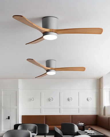Nordic Wooden Ceiling Fan Ligh - Yiarolight