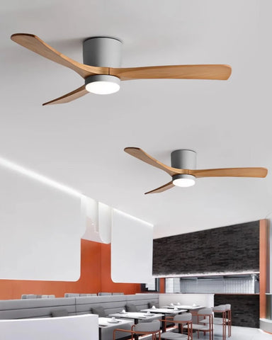 Nordic Wooden Ceiling Fan Ligh - Yiarolight