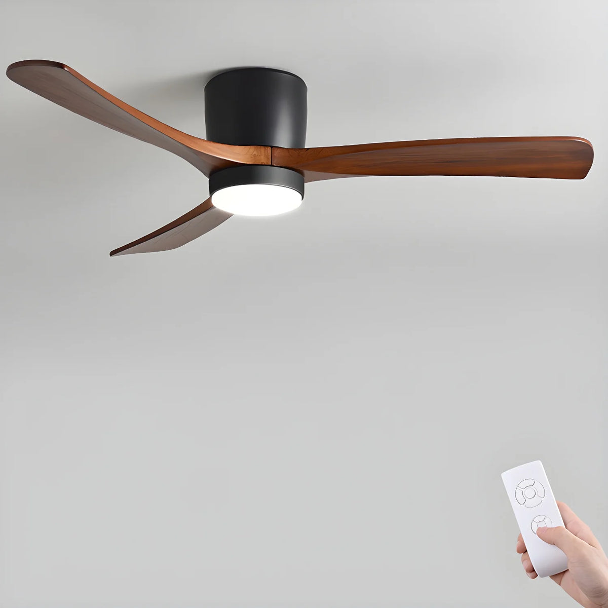 Nordic Wooden Ceiling Fan Ligh - Yiarolight