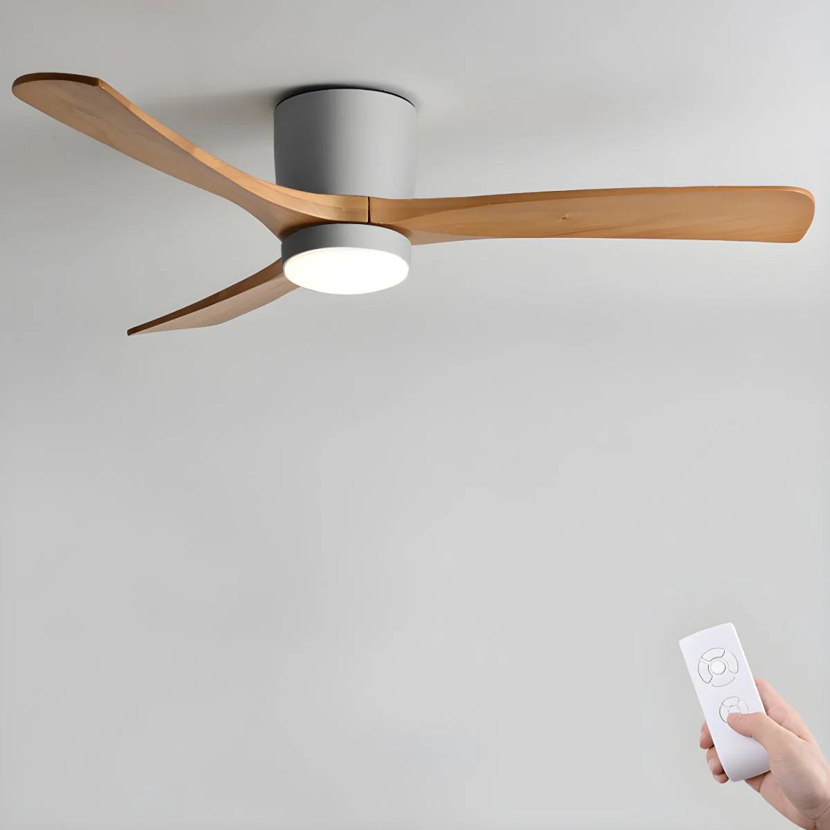 Nordic Wooden Ceiling Fan Ligh - Yiarolight