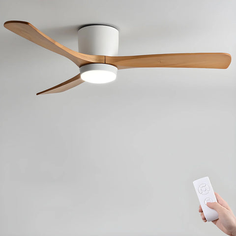 Nordic Wooden Ceiling Fan Ligh - Yiarolight