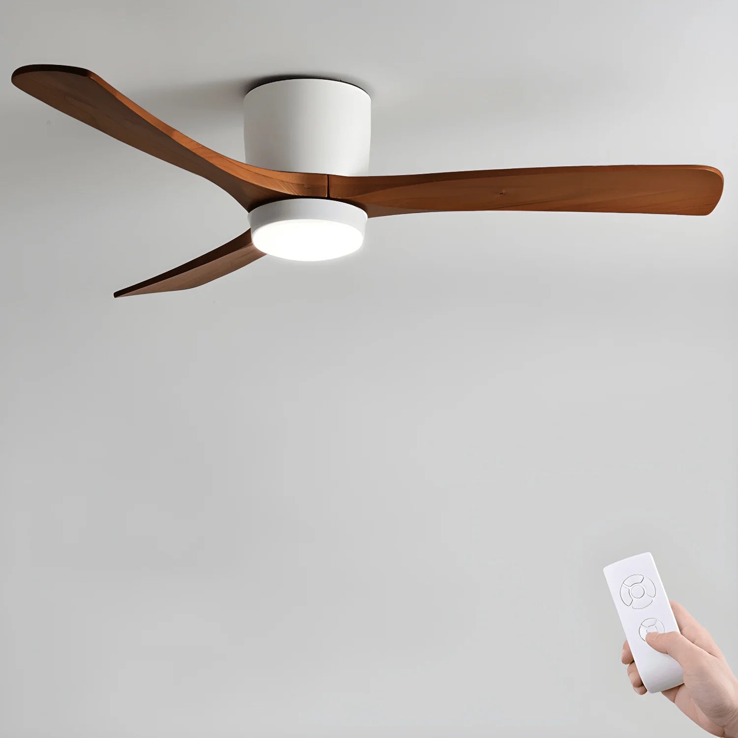 Nordic Wooden Ceiling Fan Ligh - Yiarolight