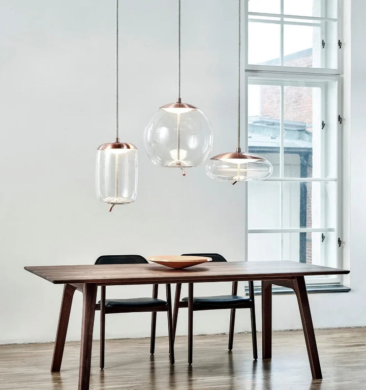 NORDIC BLOWN GLASS PENDANT LIGHTS