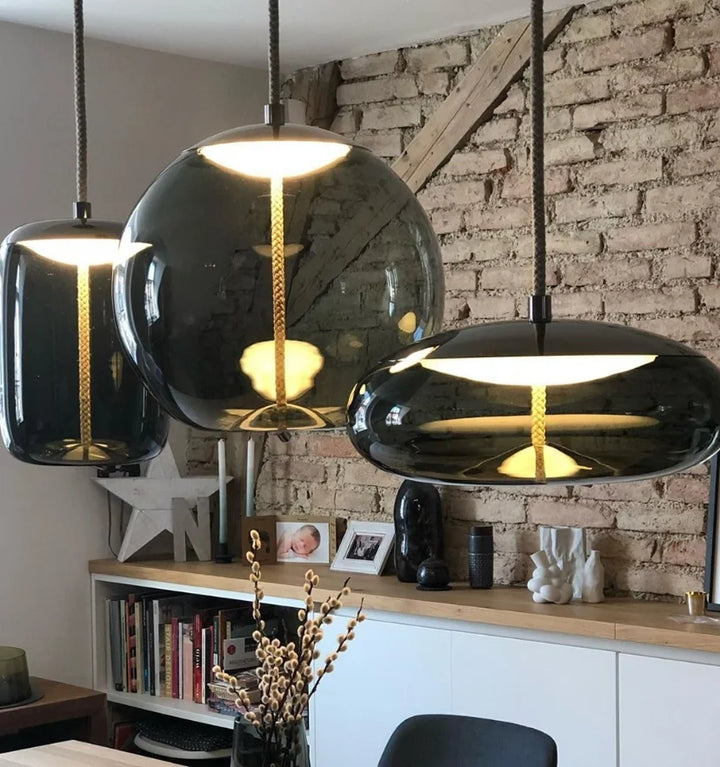 NORDIC BLOWN GLASS PENDANT LIGHTS