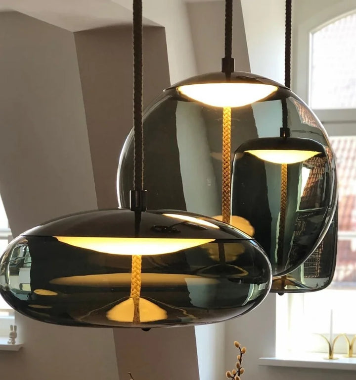 NORDIC BLOWN GLASS PENDANT LIGHTS