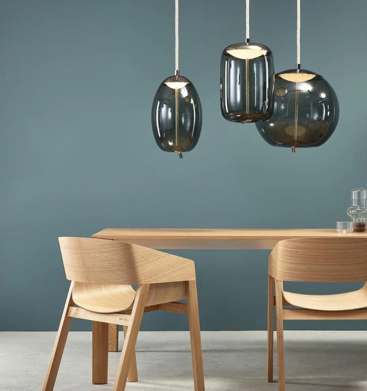 NORDIC BLOWN GLASS PENDANT LIGHTS