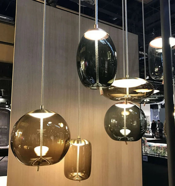 NORDIC BLOWN GLASS PENDANT LIGHTS