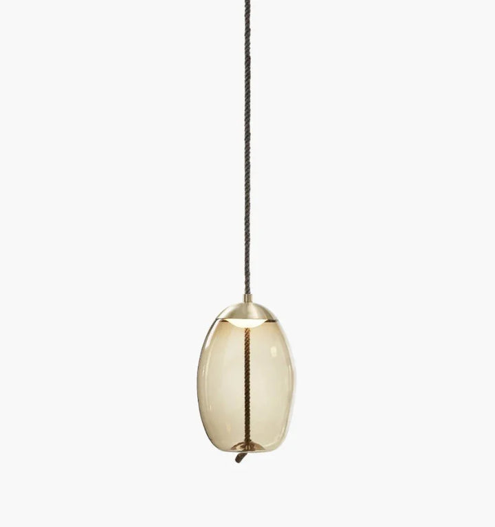 NORDIC BLOWN GLASS PENDANT LIGHTS - Amber