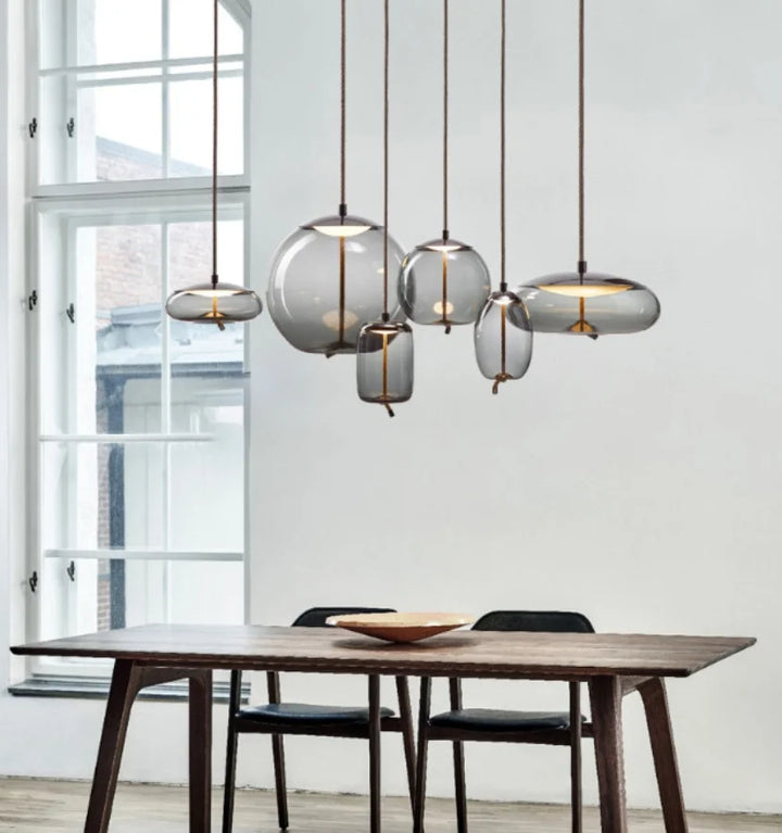 NORDIC BLOWN GLASS PENDANT LIGHTS