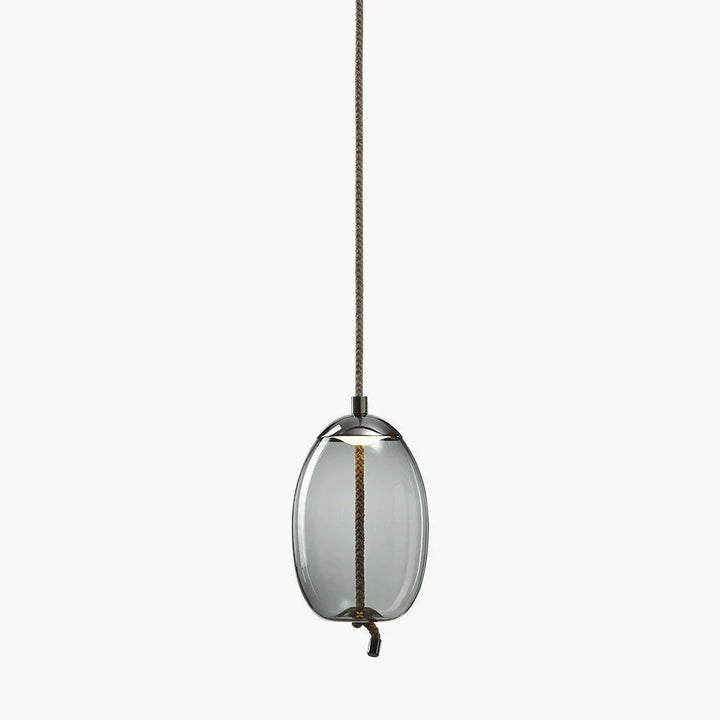 NORDIC BLOWN GLASS PENDANT LIGHTS - Smoke Gray