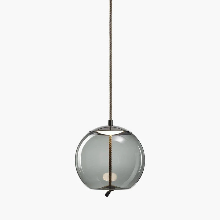 NORDIC BLOWN GLASS PENDANT LIGHTS - Smoke Gray