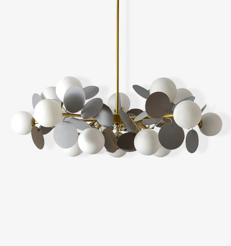 Lustre arbre blanc cassé