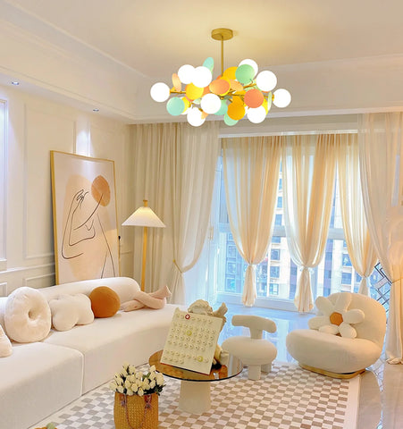 Off White Tree Chandelier