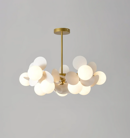 Lustre arbre blanc cassé