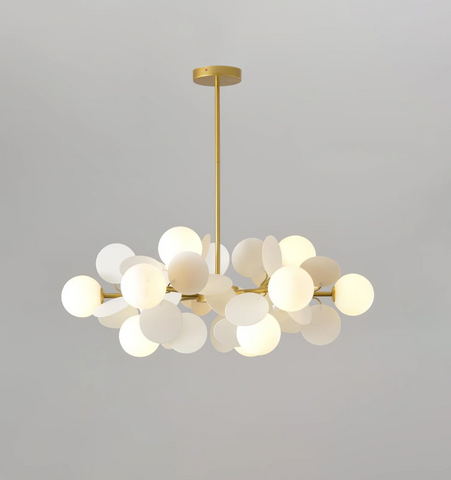 Lustre arbre blanc cassé