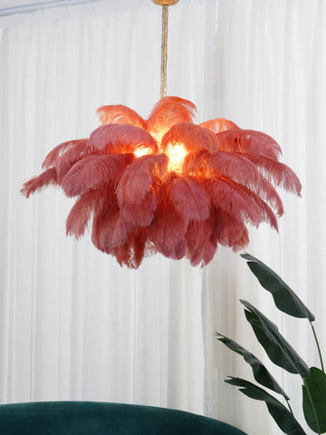 Ostrich Feather Chandelier - Yiarolight