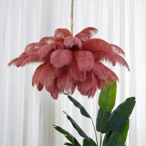 Ostrich Feather Chandelier - Yiarolight