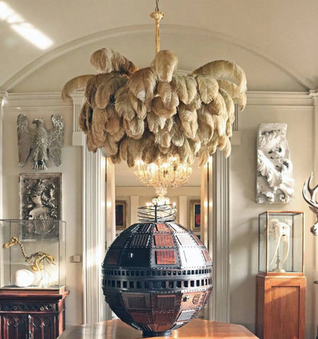 Ostrich Feather Chandelier - Yiarolight