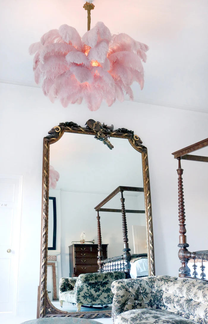 Ostrich Feather Chandelier - Yiarolight