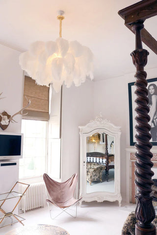 Ostrich Feather Chandelier - Yiarolight