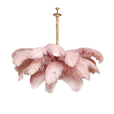 Ostrich Feather Chandelier - Yiarolight