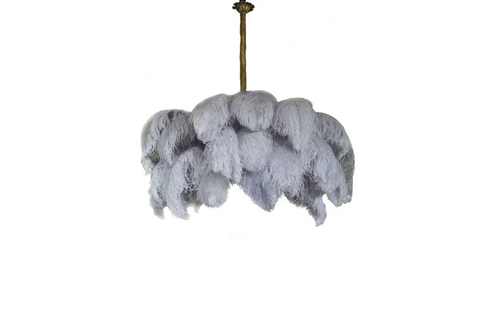 Ostrich Feather Chandelier - Yiarolight
