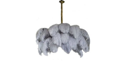 Ostrich Feather Chandelier - Yiarolight