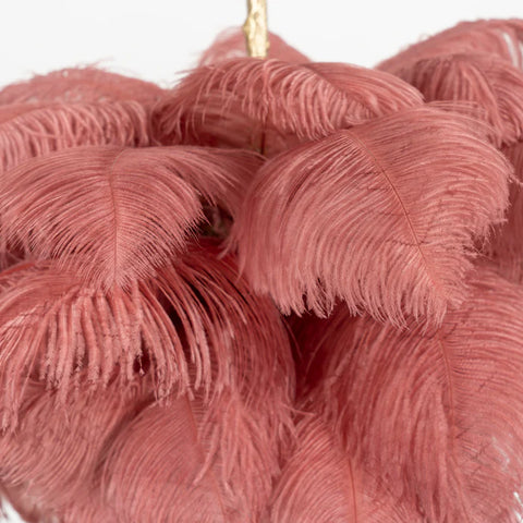 Ostrich Feather Chandelier - Yiarolight