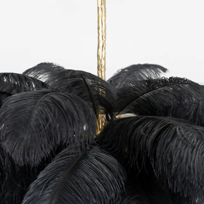 Ostrich Feather Chandelier - Yiarolight