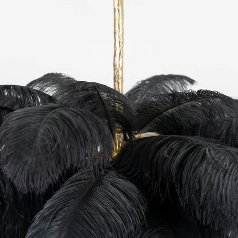 Ostrich Feather Chandelier - Yiarolight