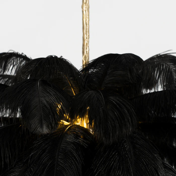 Ostrich Feather Chandelier - Yiarolight