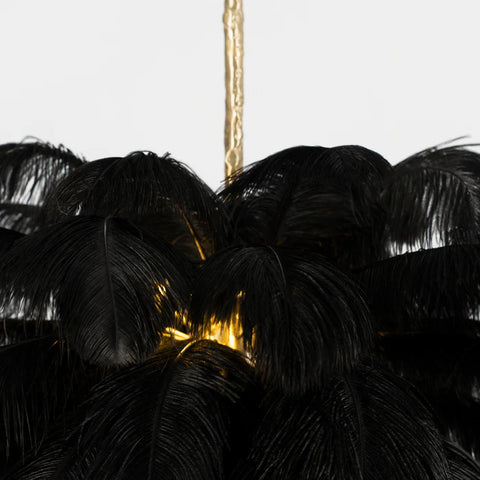 Ostrich Feather Chandelier - Yiarolight