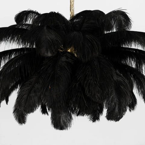 Ostrich Feather Chandelier - Yiarolight