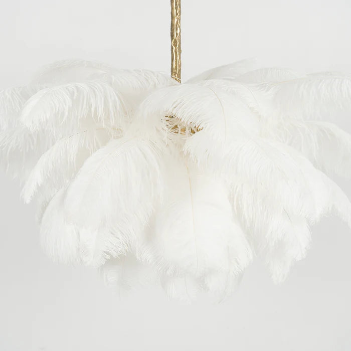 Ostrich Feather Chandelier - Yiarolight