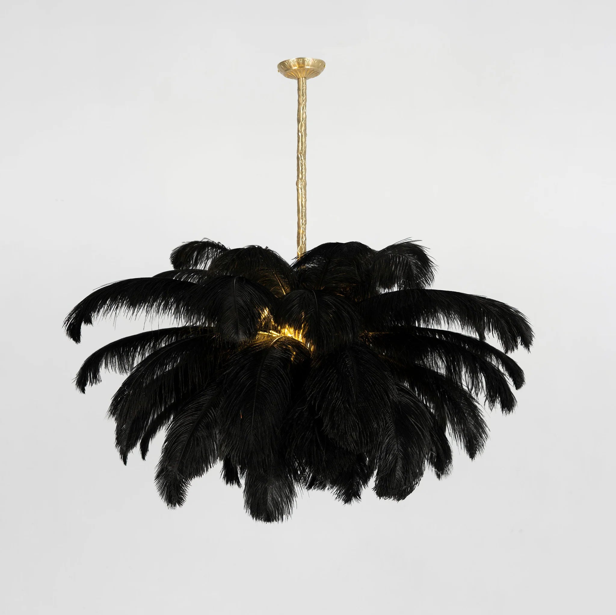 Ostrich Feather Chandelier - Yiarolight