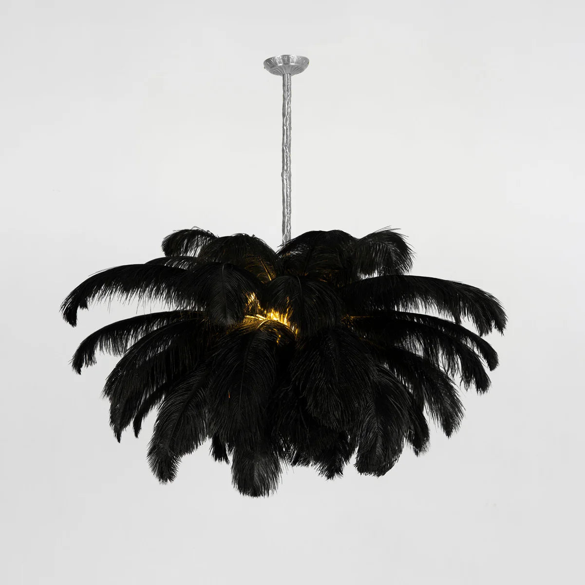 Ostrich Feather Chandelier - Yiarolight