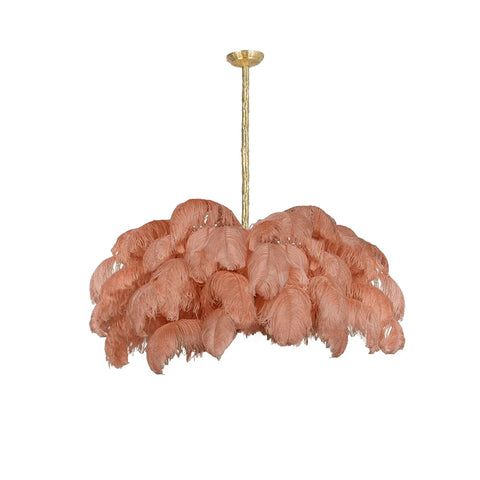 Ostrich Feather Chandelier - Yiarolight