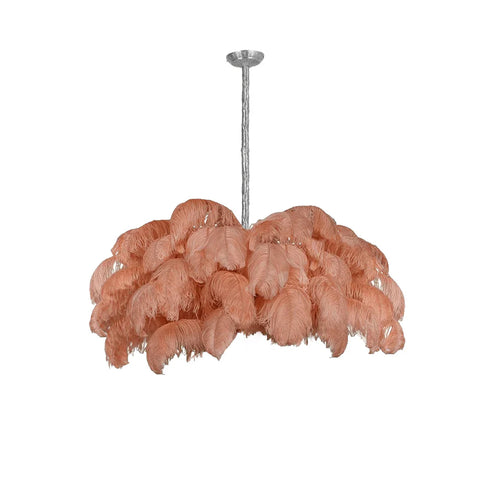 Ostrich Feather Chandelier - Yiarolight