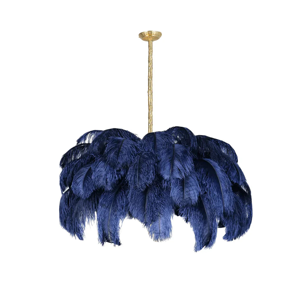 Ostrich Feather Chandelier - Yiarolight